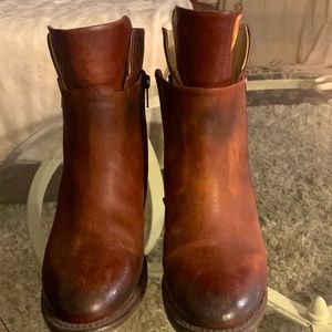 FREEBIRD Leather Booties Zip Bohemian Shoes^make offer^